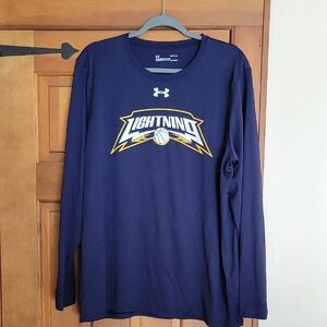 Under Armour Navy Long Sleeve Basketball Shirt